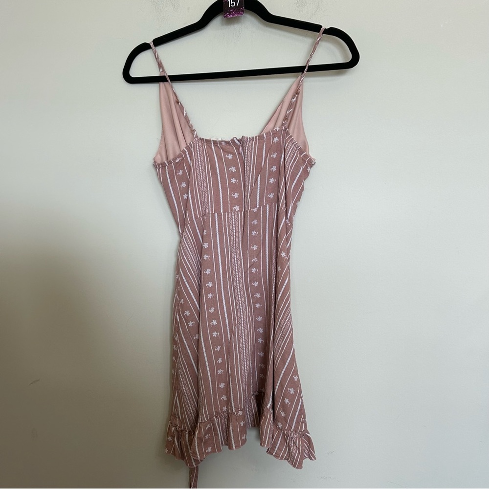 157. Alter'd State faux wrap boho mini dress size M - Picture 4 of 8